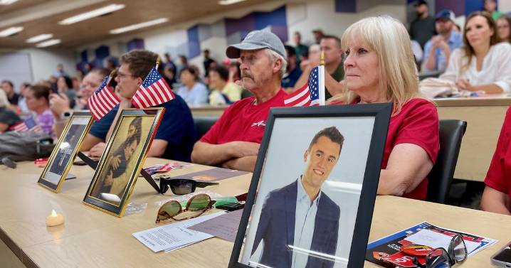 ‘Let’s hold tight to his example’: Charlie Kirk backers honor slain conservative activist at WSU vigil