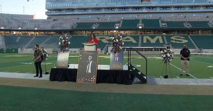 More than 7,000 people attend vigil at Colorado State University for Charlie Kirk