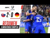 Alemania vs. Eslovaquia (2-0): resultado, resumen y goles por Eliminatorias 2026 
