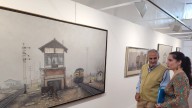 El pintor abulense Ricardo Sánchez reflexiona sobre lo real y lo místico en su nueva exposición