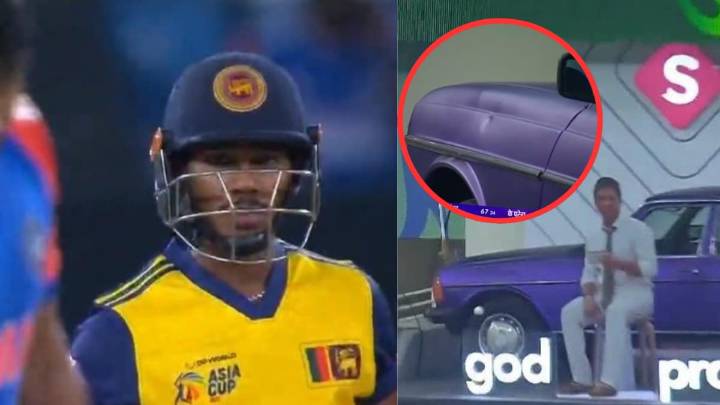 Pathum Nissanka's Six Puts Dent On Sponsored Car In 2025 Asia Cup, Video Viral
