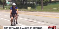 Omaha cyclists applaud 108th St road diet while neighbors question changes