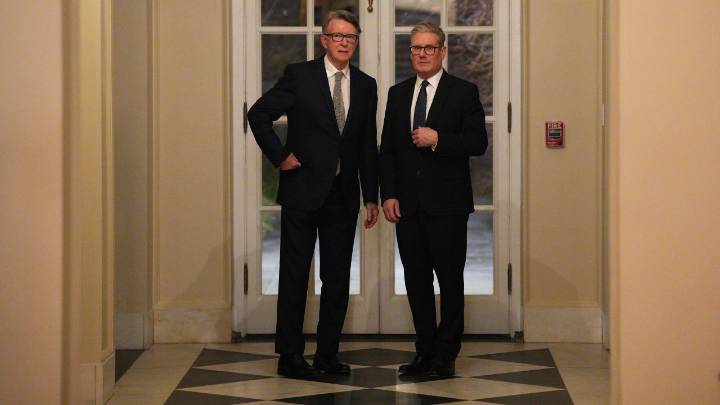 British Prime Minister Sir Keir Starmer sacks US ambassador Peter Mandelson over ties to notorious sex trafficker Jeffrey Epstein