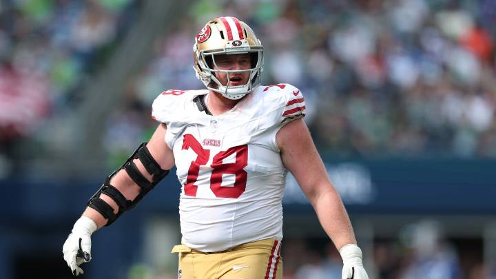 49ers LG Ben Bartch will miss several weeks with a high