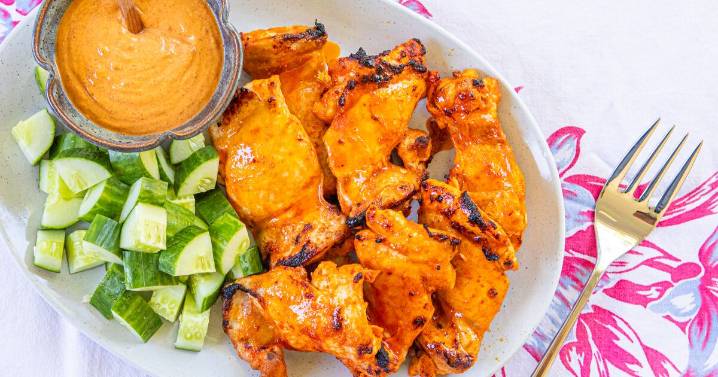 Weeknight chicken satay recipe