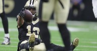 Saints WR Chris Olave suffered another brutal hit vs. Cardinals. Here's the latest.