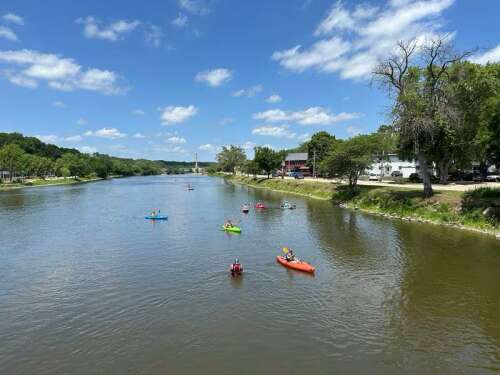 Kayak outfitter aims to pass along venture, love of paddling on the Fox, Chain