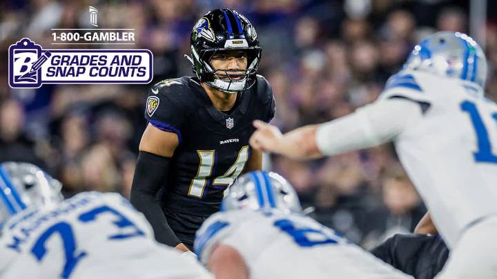 Grades & Snap Counts: Ravens' Defensive Stars Have Tough Game vs. Lions