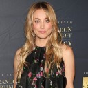 Kaley Cuoco's Dark Hair Photos at US Open 2025