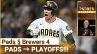 PADRES POSTCAST: San Diego PADRES CLINCH PLAYOFF BERTH with 5-4 11-Inning W Over Milwaukee Brewers on FREDDY FERMIN'S WALKOFF RBI SINGLE