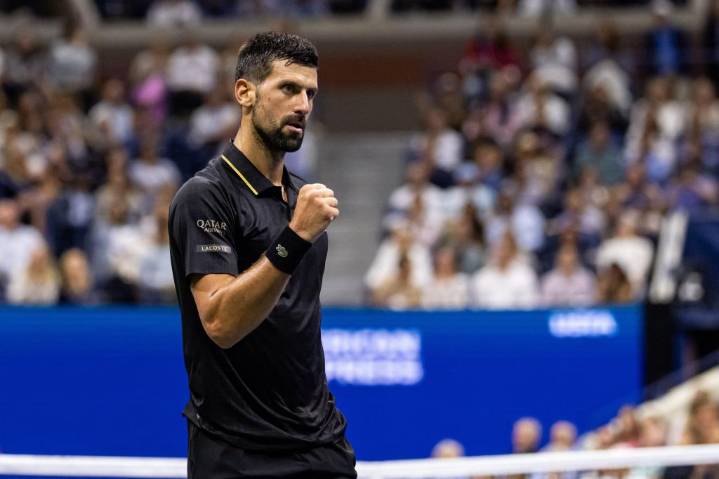 Novak Djokovic fends off Taylor Fritz at US Open