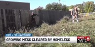 Growing mess cleared by homeless
