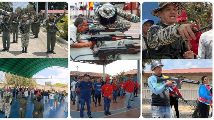 Régimen de Maduro incrementa entrenamiento militarmente a civiles ante un eventual ataque de EE.UU.