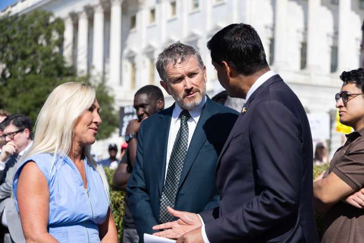 Greene and Massie weigh naming Epstein clients on House floor