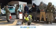 Detienen a tres sujetos que llevaban más de un kilo de cocaína e intentaron sobornar a gendarmes