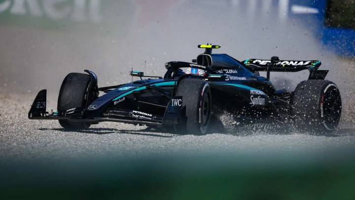 Kimi Antonelli explains Mercedes gravel shock at home Italian GP