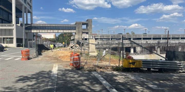 Construction happening at Washington Square project