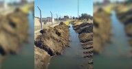 Denuncian que desvían aguas cloacales detrás de un colegio: alarma sanitaria