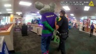 Police bodycam shows arrest of Chuck E. Cheese mascot in Florida