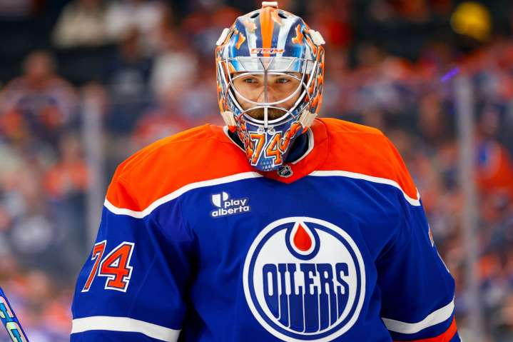 Edmonton Oilers goalie Skinner lost significant weight over offseason