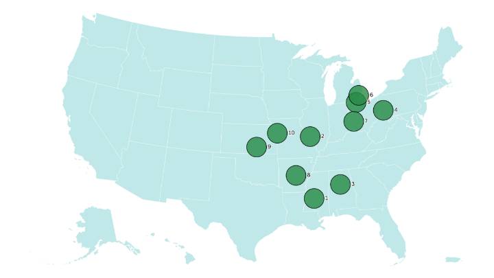 Map Shows 10 Cities With Cheap Fixer