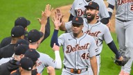 Tigers end 8-game slide, tie Guardians atop AL Central with 3 left
