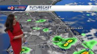 Passing showers today across Central Florida