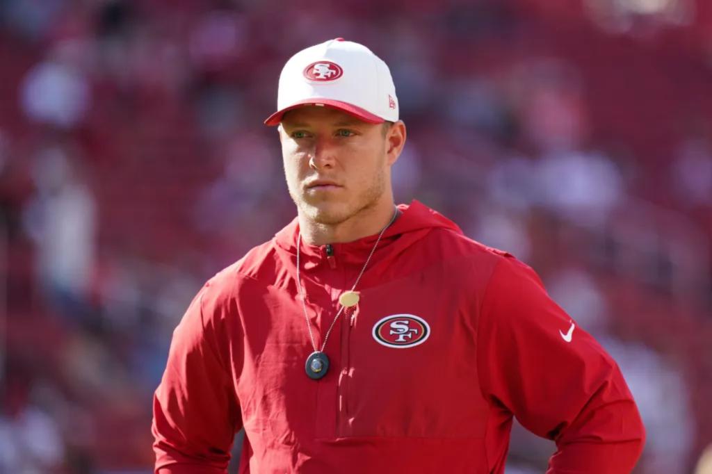 Christian McCaffrey lands on injury report days before 49ers opener