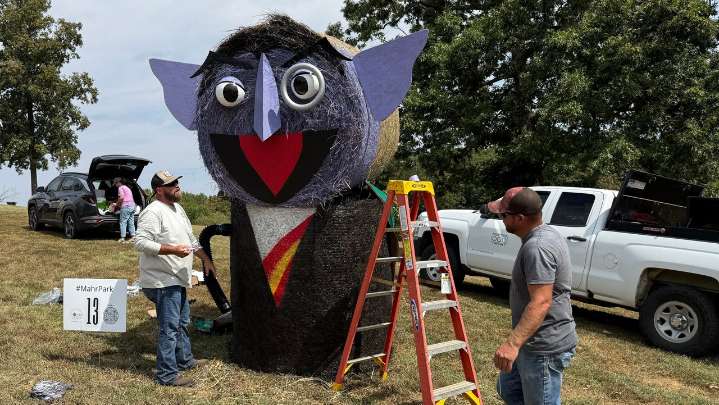 Madisonville's Hay bale trail kicks off fall with creativity and community spirit