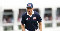 Justin Thomas makes 'irritated' off-camera gesture as Viktor Hovland withdraws from Ryder Cup
