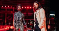 Jodie Turner-Smith Wears Circuit Board-Print Bodysuit to ‘TRON: Ares’ Photocall in Milan with Jared Leto 