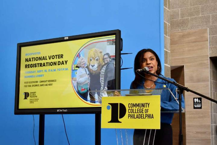Community College of Philadelphia to allow students to register to vote during application process