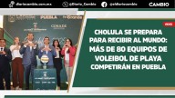 Armenta y Rommel Pacheco presentan el Mundial Sub-21 de Voleibol de Playa Puebla 2025 (VIDEOS)