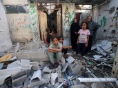 Israeli attacks follow displaced Gaza people, 8 killed in Nuseirat