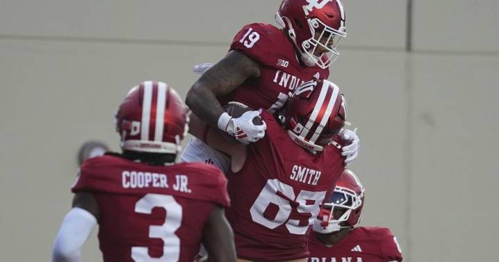 Mendoza, Cooper lead No. 22 Indiana to 73-0 victory over overmatched Indiana State