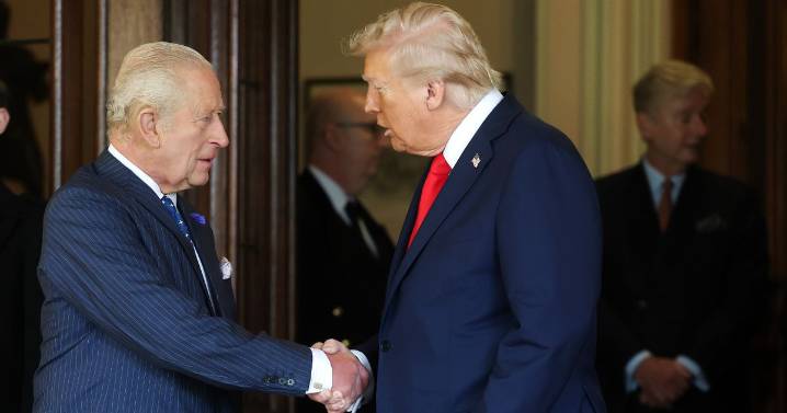 Doctor shares 'reason' for King Charles' 'sausage fingers' as he bids farewell to Trump