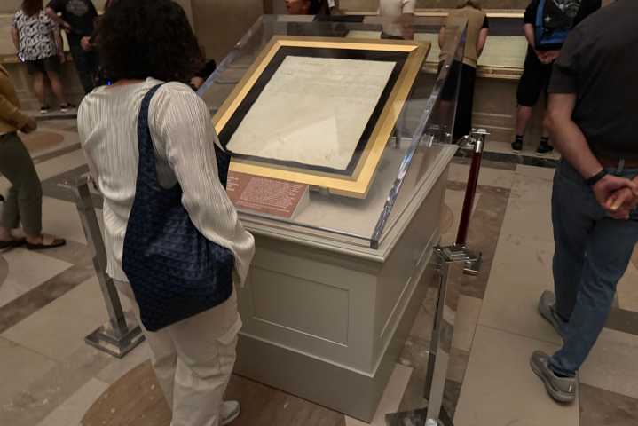 The entire Constitution is on display for the first time in US history