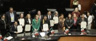 Ministros de la nueva Corte toman protesta en el Senado