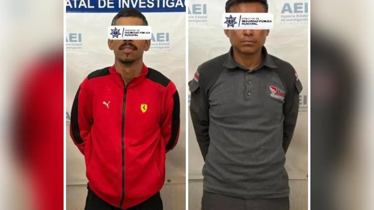 Agentes municipales detienen a dos hombres por violencia familiar y abuso sexual
