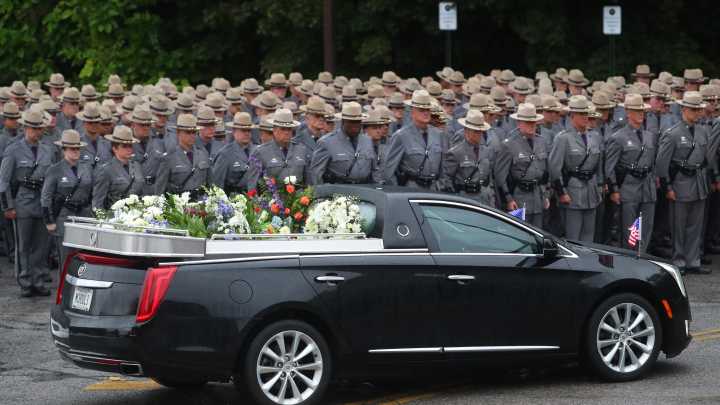 Sgt. Barnett funeral gathers legions of state police to bid farewell