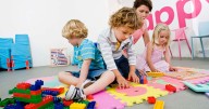 Toddlers with trowels and babies in mud kitchens impress inspectors