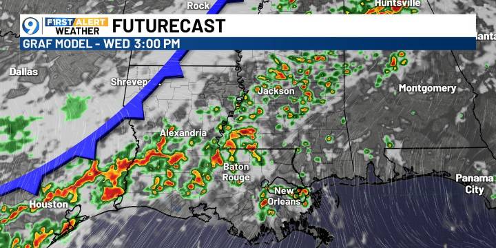 Cold front brings storms, then a more pleasant feel