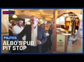 Anthony Albanese Ends His US Trip In True Australian Fashion, At The Pub