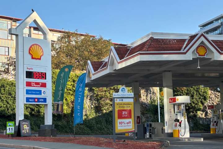Jump at the pump: Gas prices soar nearly 20 cents across Greater Victoria
