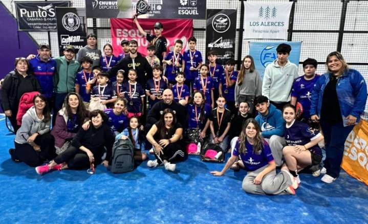 Menores de pádel de Chubut competirán por primera vez en un Nacional