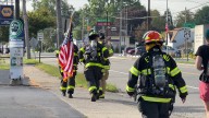 Volunteer Firefighters Walk 9.11 Miles for Fallen 9/11 Firefighters