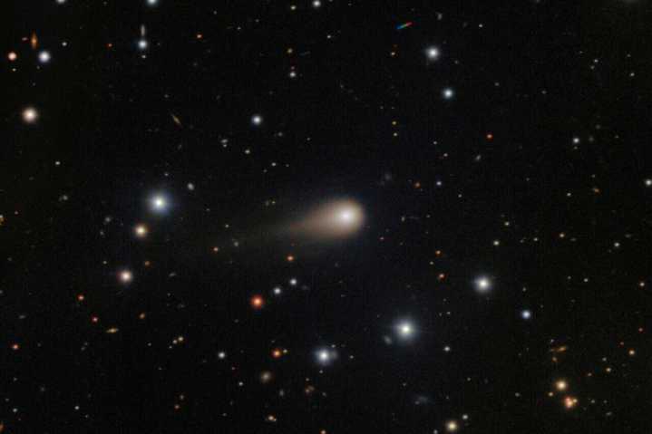 Telescope reveals a growing tail on the comet that’s visiting from another star
