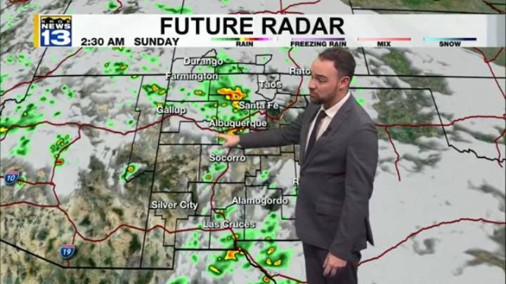 Showers and storms continue into Sunday