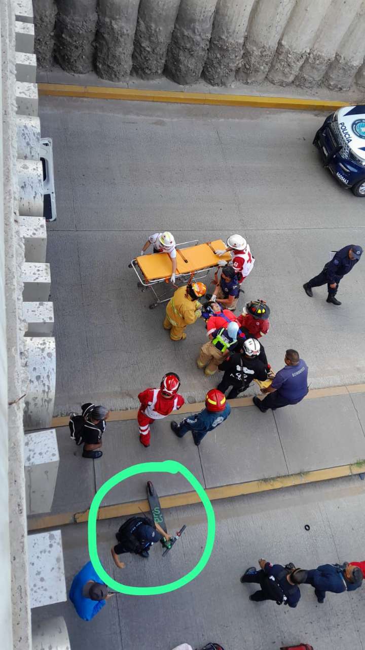 Caída en scooter fue intento de autolesión, señala Tránsito de Aguascalientes