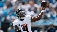 Falcons place too much pressure on Penix by failing to rely on Robinson in runaway loss at Carolina